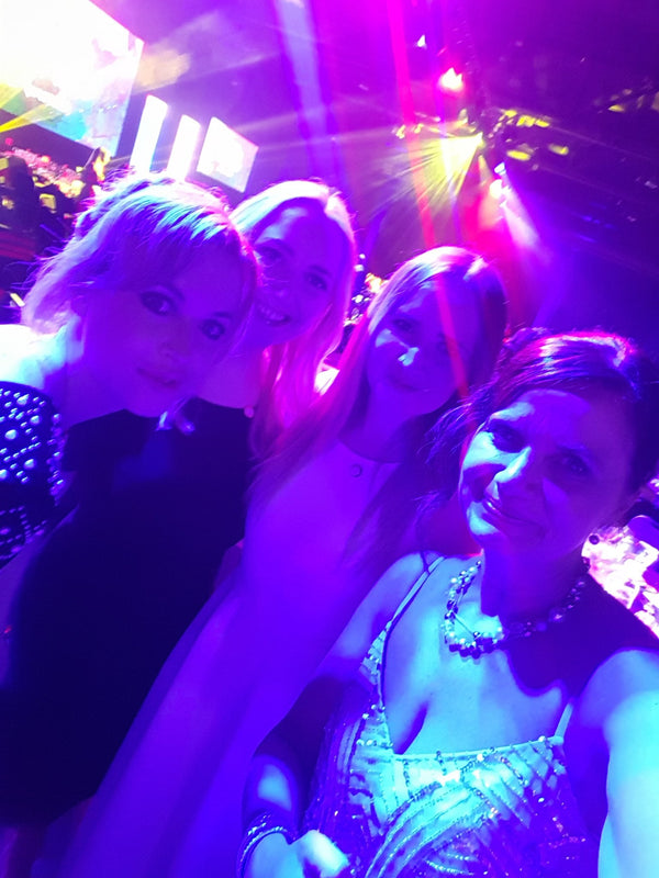 Selfie of Sarah O'Mahoney, Rachel, Laura and Natalie Bain at the Northern Power Women Awards.