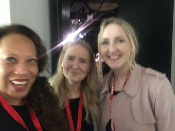 Selfie of Jenny Garret MBE, Laura and Rachel.