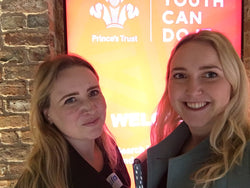 Selfie of Laura and Rachel at the Manchester Prince's Trust Centre