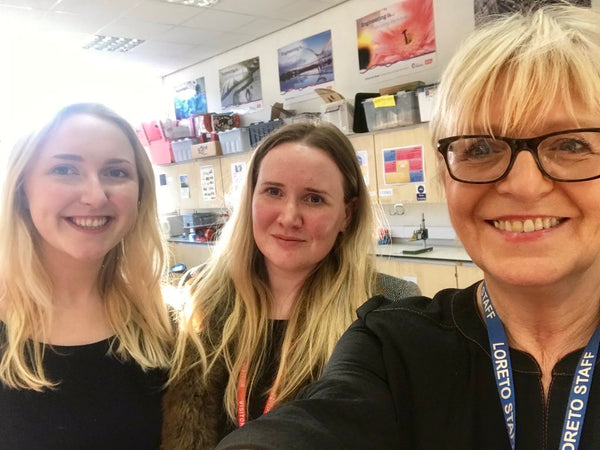 Rachel, Laura and Elaine Manton at Loreto STEM club.