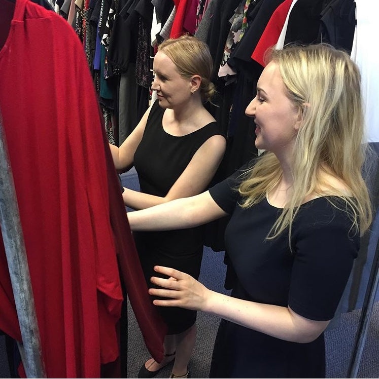 Laura and Rachel at the Smart Works Greater Manchester office