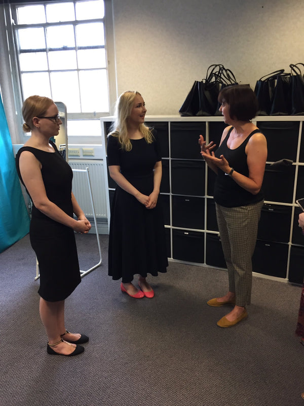 Laura and Rachel and Anne (Manager) at the Smart Works Greater Manchester office