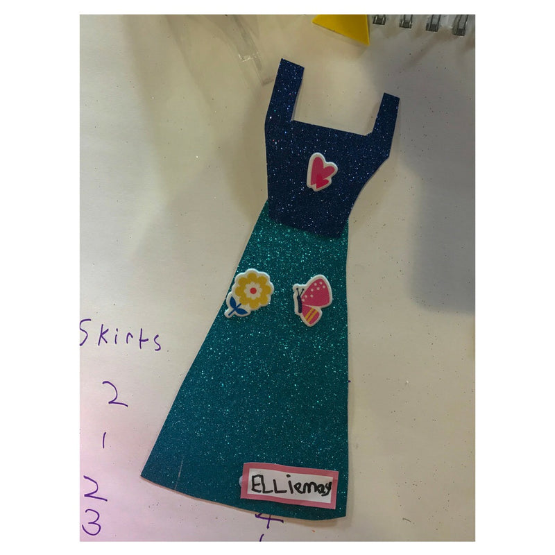 One of the children's Careaux dresses made at Makefest.