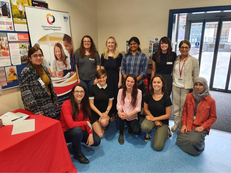 Photo of volunteers for the AMPS Girls' enrichment day